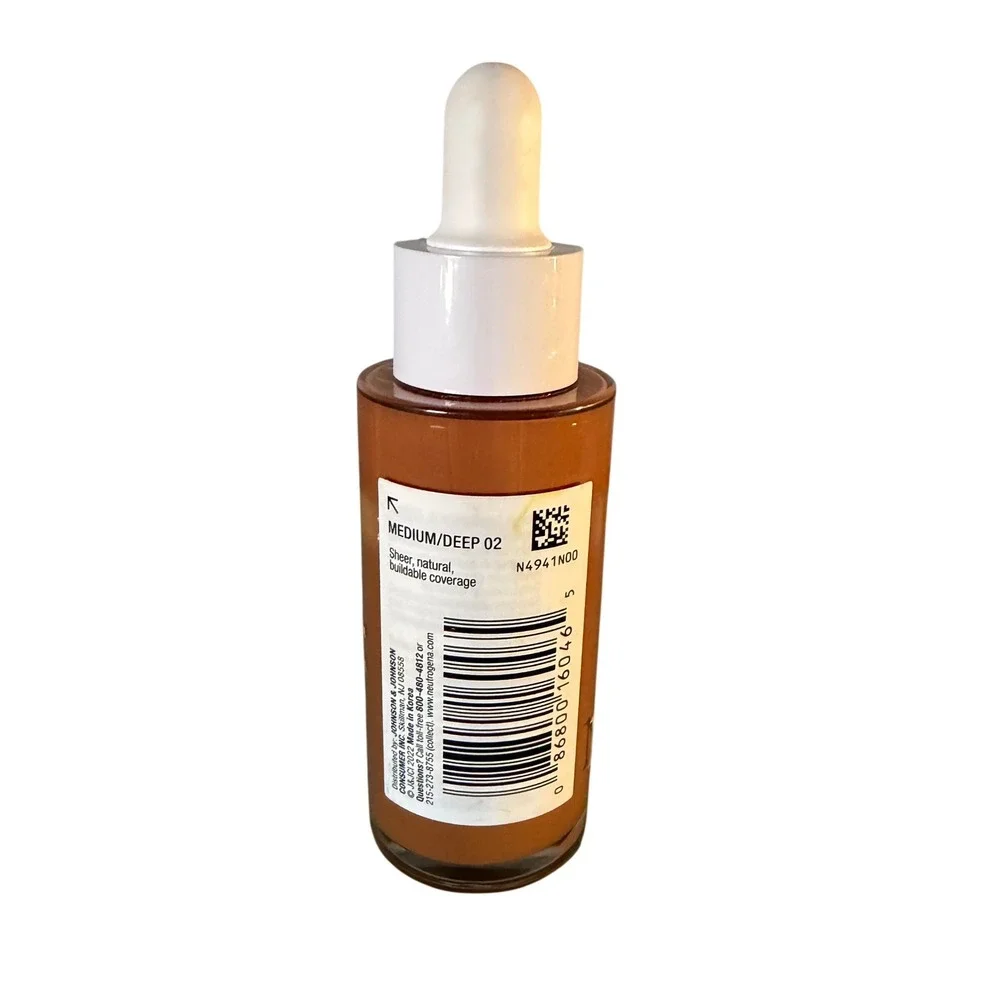 Neutrogena‎ Healthy Skin Serum Foundation 1oz Medium/Deep 02 Sensitive Skin